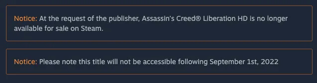 Ubisoft Assassin's Creed Libération injouable ?