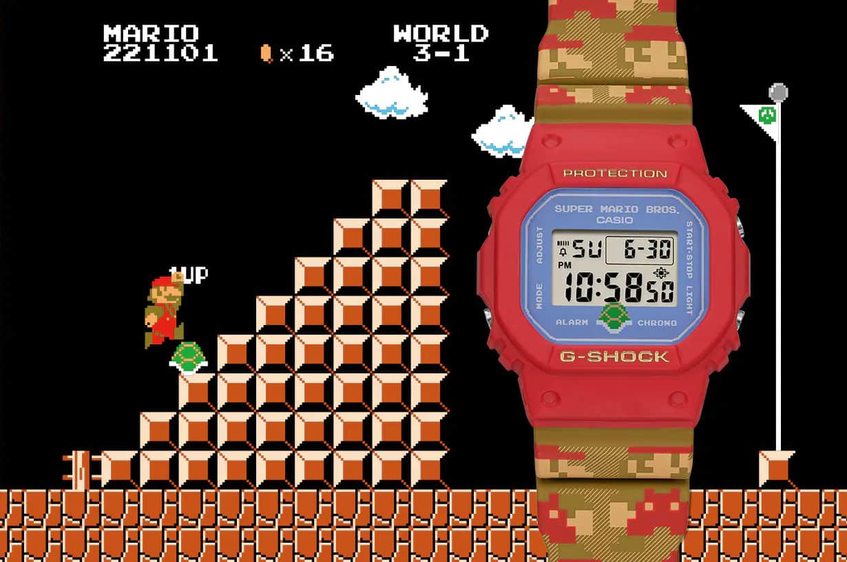 Casio lance sa montre G-Shock Super Mario