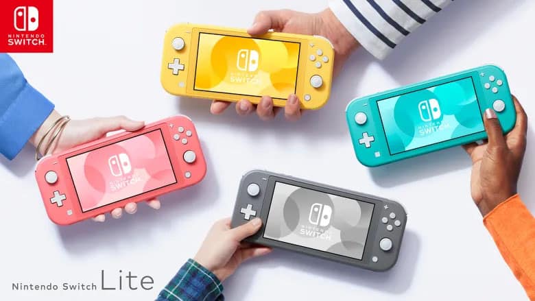Switch Lite couleurs