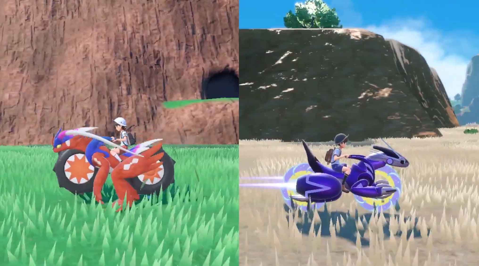 image des légendaires de Pokémon écarlate et violet
