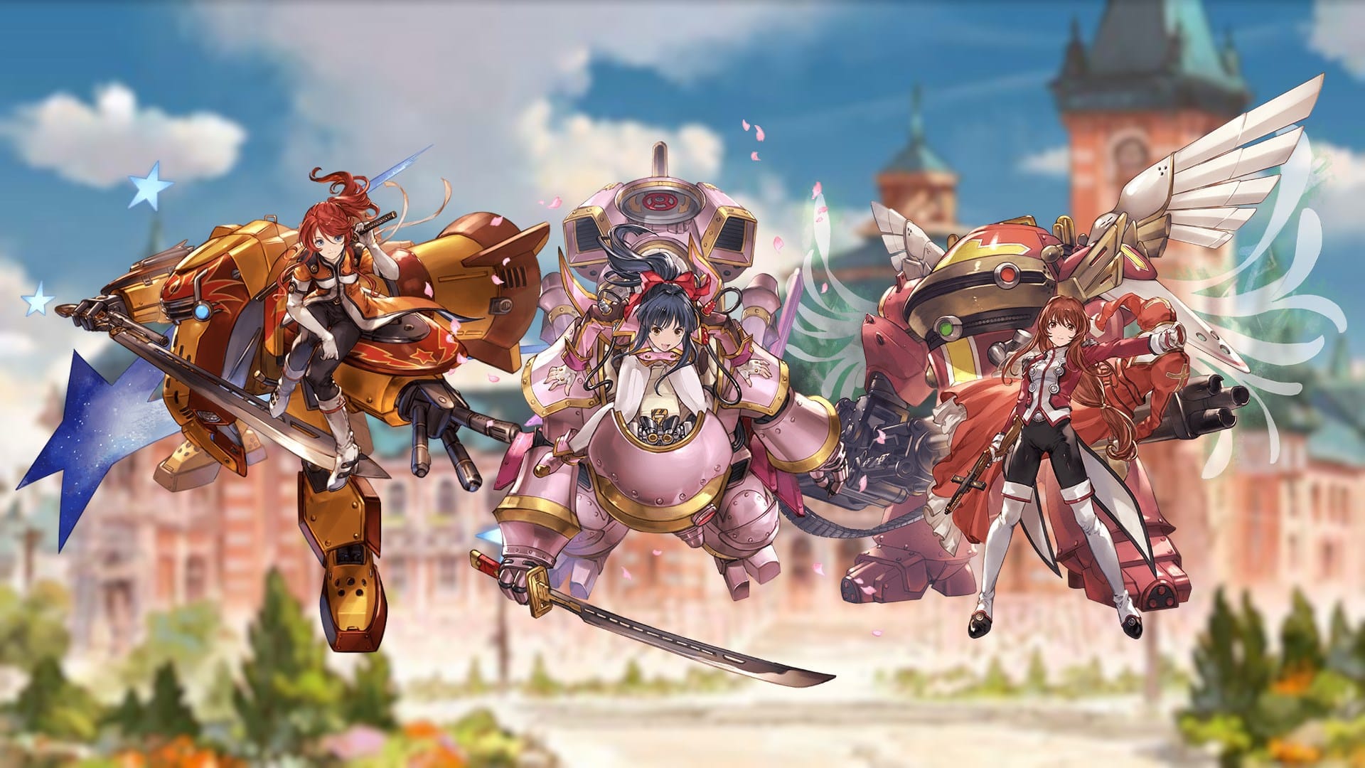Sakura Wars héroïnes mechas