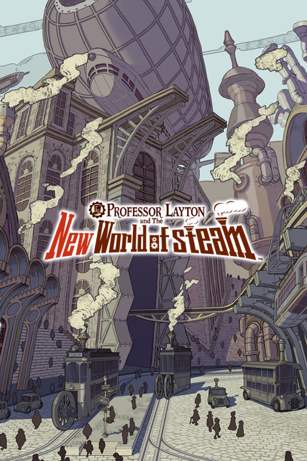 Jaquette du jeu Professeur Layton et le Nouveau Monde à vapeur