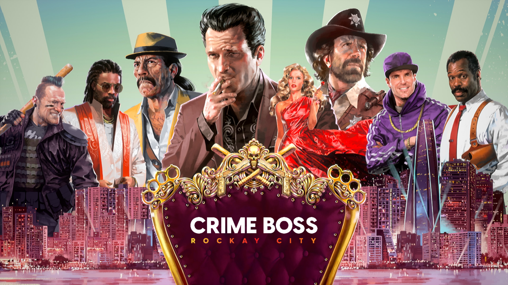 Crime boss start screen