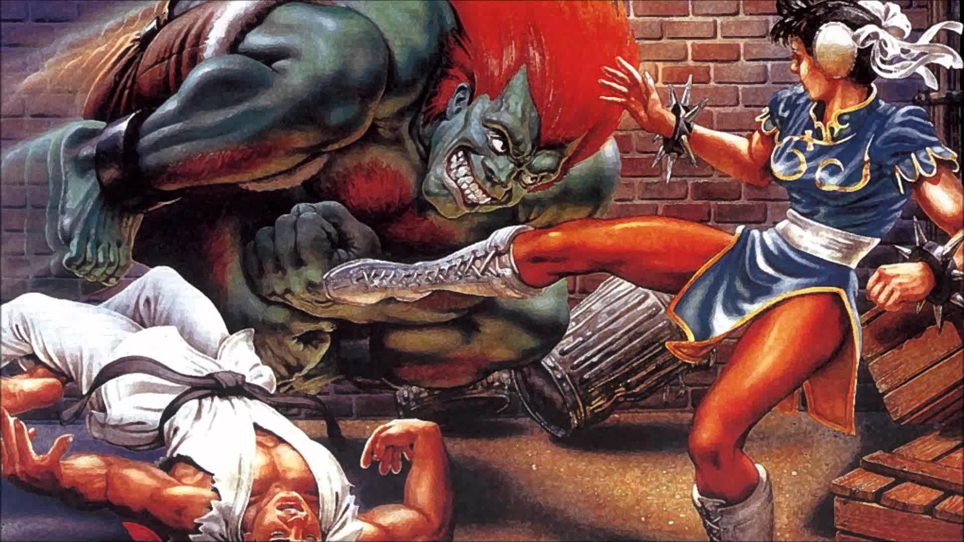 Street Fighter II SNES box art