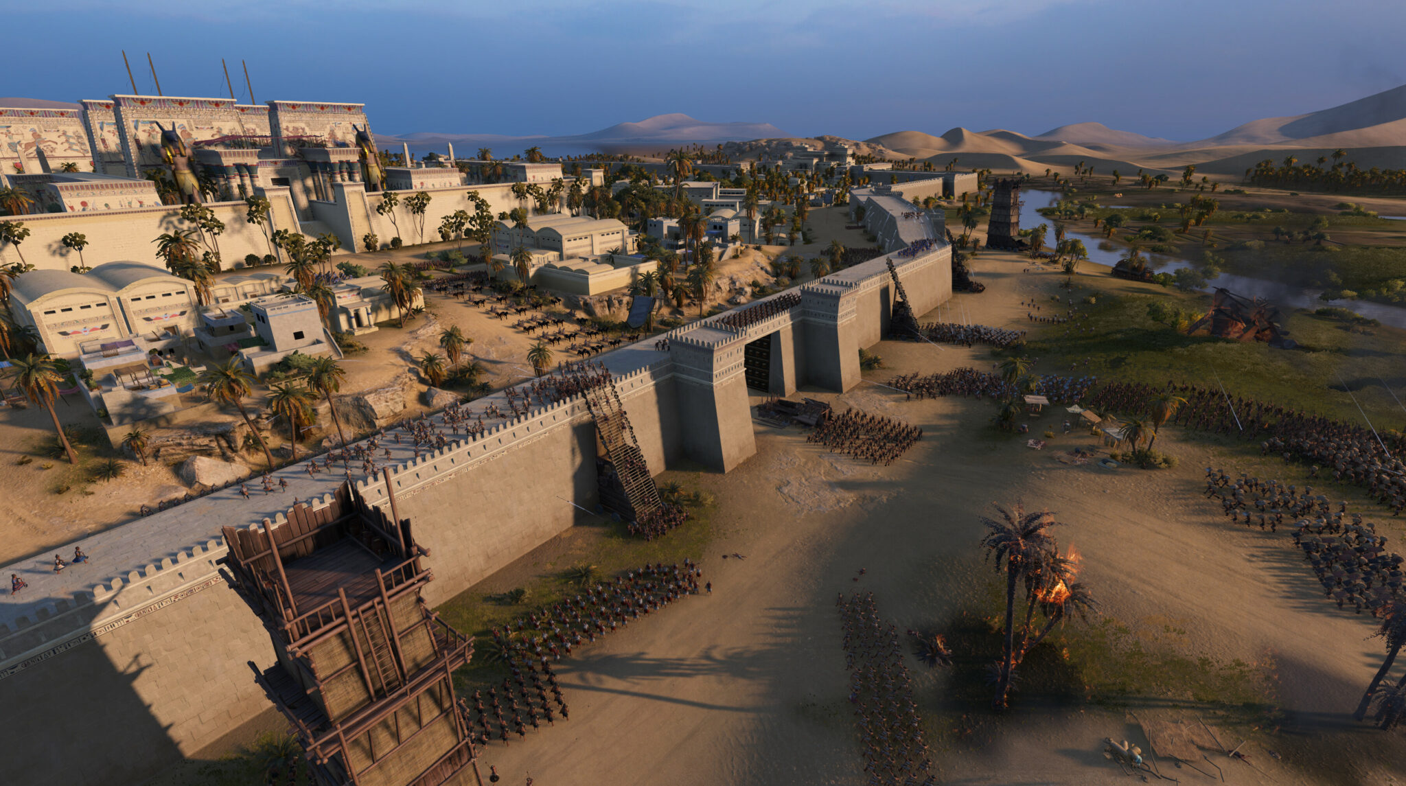 Total War: Pharaoh donne le sentiment d'être simplement Troy situé en Egypte