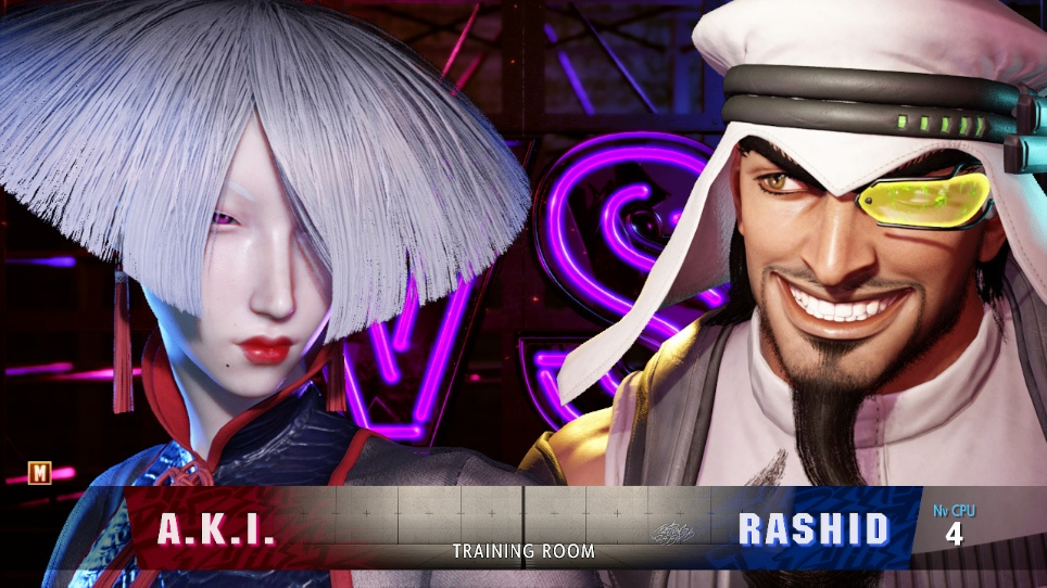 Street Fighter 6 AKI VS. Rashid