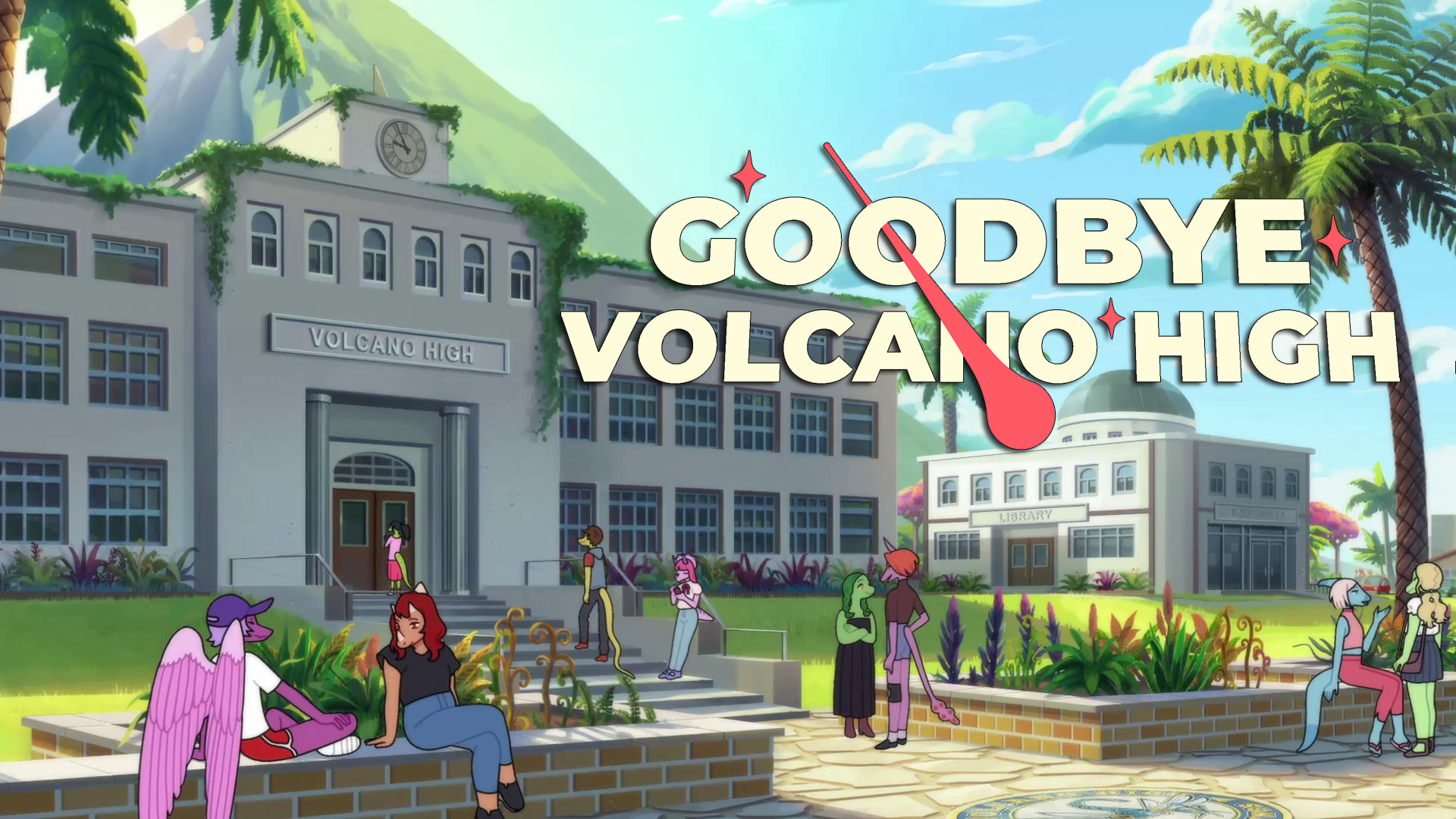 Goodbye Volcano High Lycée titre