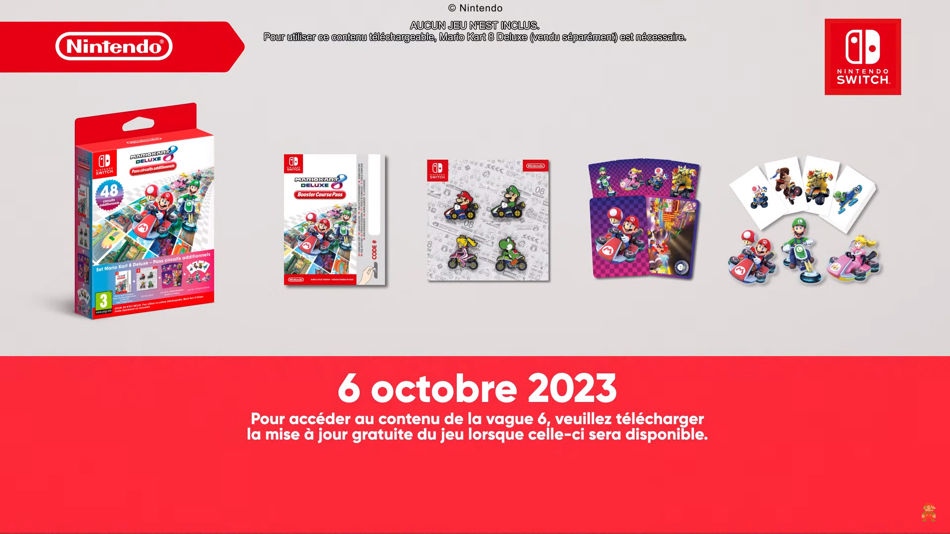 Mario Kart 8 deluxe DLC Nintendo Direct 