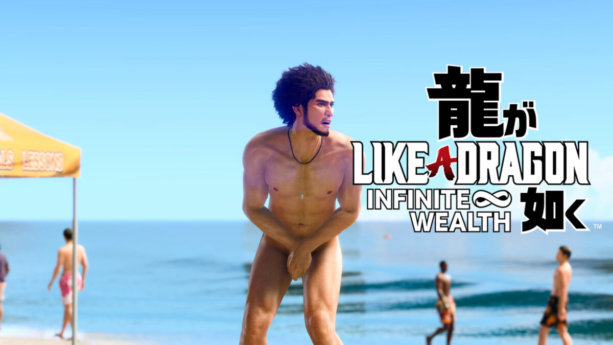 Like A Dragon: Infinite Wealth Ichiban nu sur la plage