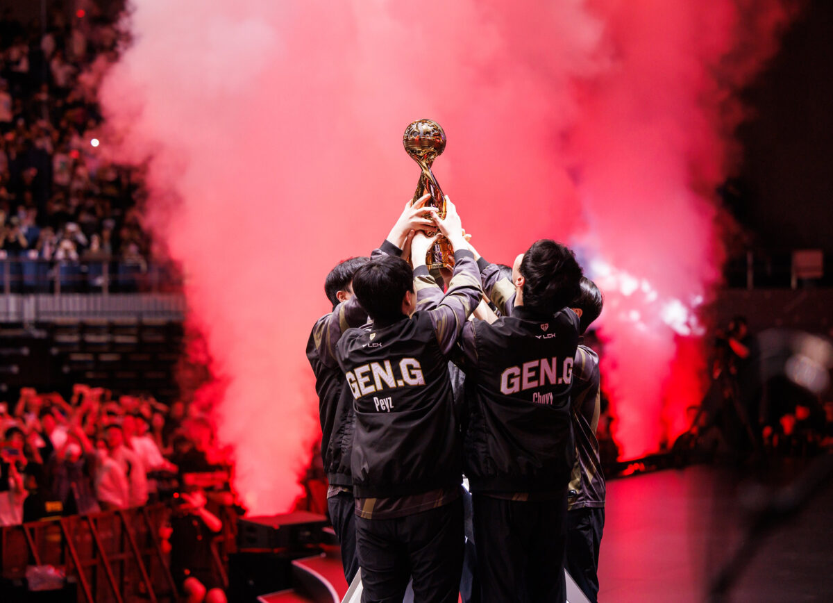 GenG remporte le trophée du MSI 2024
