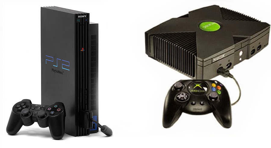 xbox originale et PS2