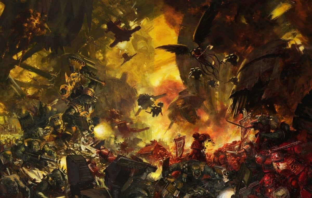 Artwork issu du codex des Orks de Warhammer 40K