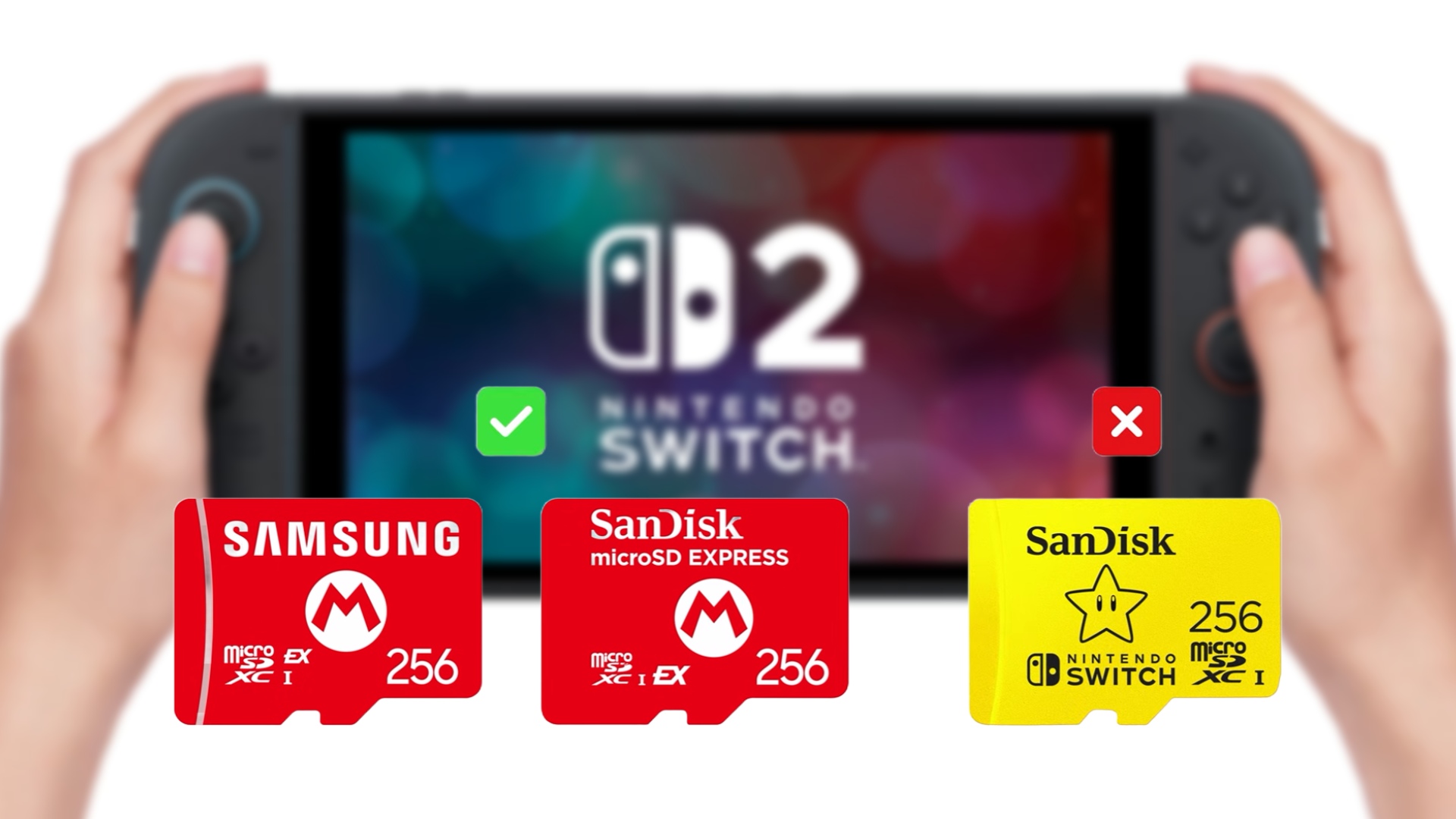 Carte SD Switch 2