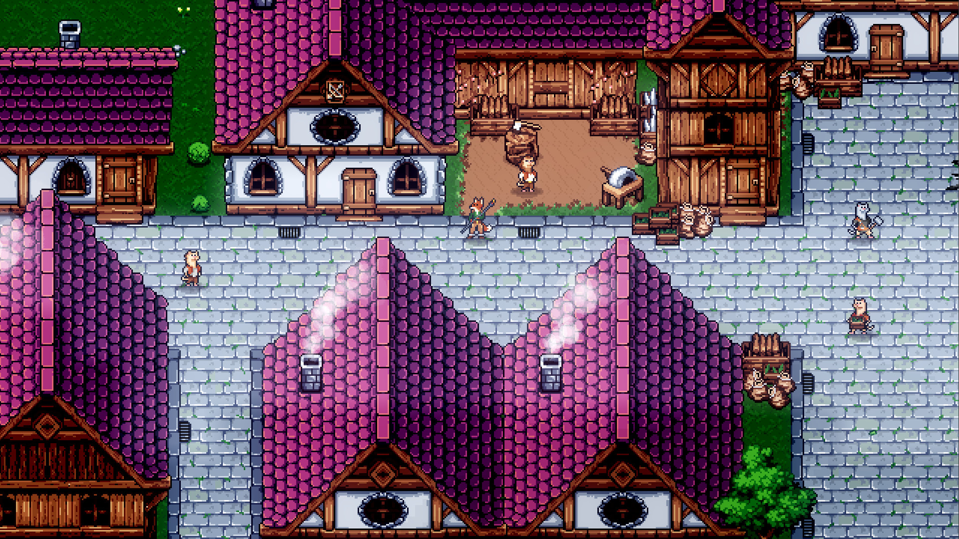 La ville de Immerfurt dans Of Blades & Tails