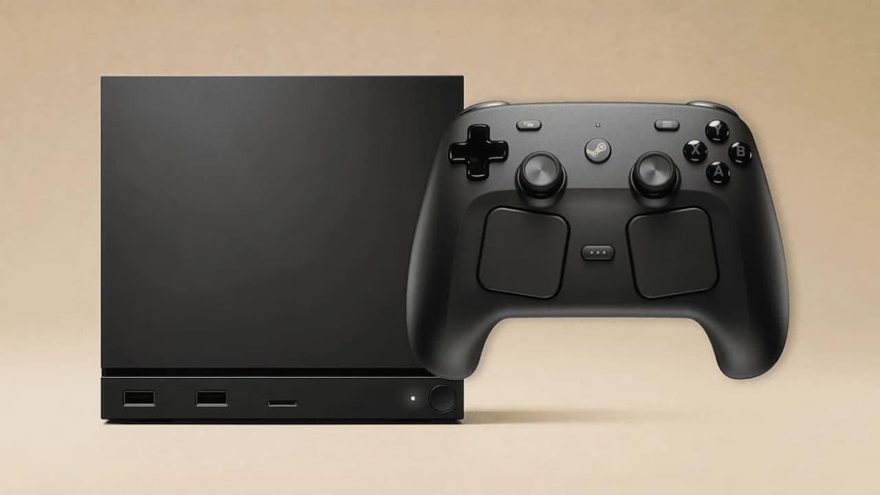 Image de la steam machine et du steam controller